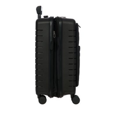 By Ulisse 21" Expandable Carry On Spinner Suitcase with Pocket