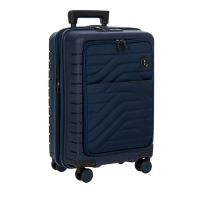By Ulisse 21" Expandable Carry On Spinner Suitcase with Pocket