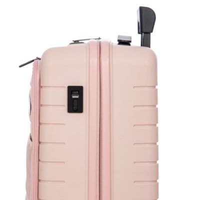 By Ulisse 21&amp;quot; Expandable Carry On Spinner Suitcase with Pocket