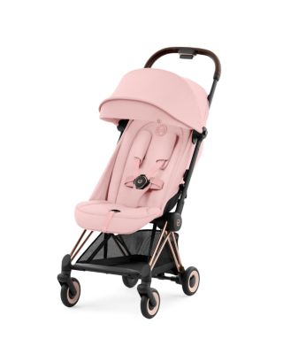 COYA Compact Lightweight Travel Ready Stroller in Rose Gold 