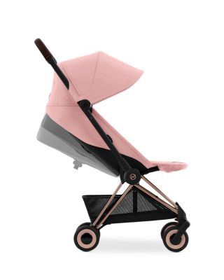 COYA Compact Lightweight Travel Ready Stroller in Rose Gold 