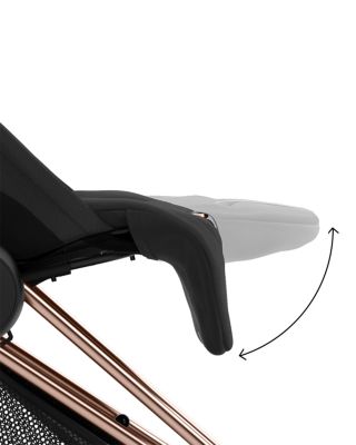 COYA Compact Lightweight Travel Ready Stroller in Rose Gold 