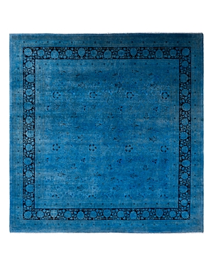 Bloomingdale's Fine Vibrance M1656 Area Rug, 9'3 X 9'7 In Light Blue