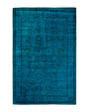Bloomingdale's Fine Vibrance M1479 Area Rug, 4'2 X 6'3 In Green