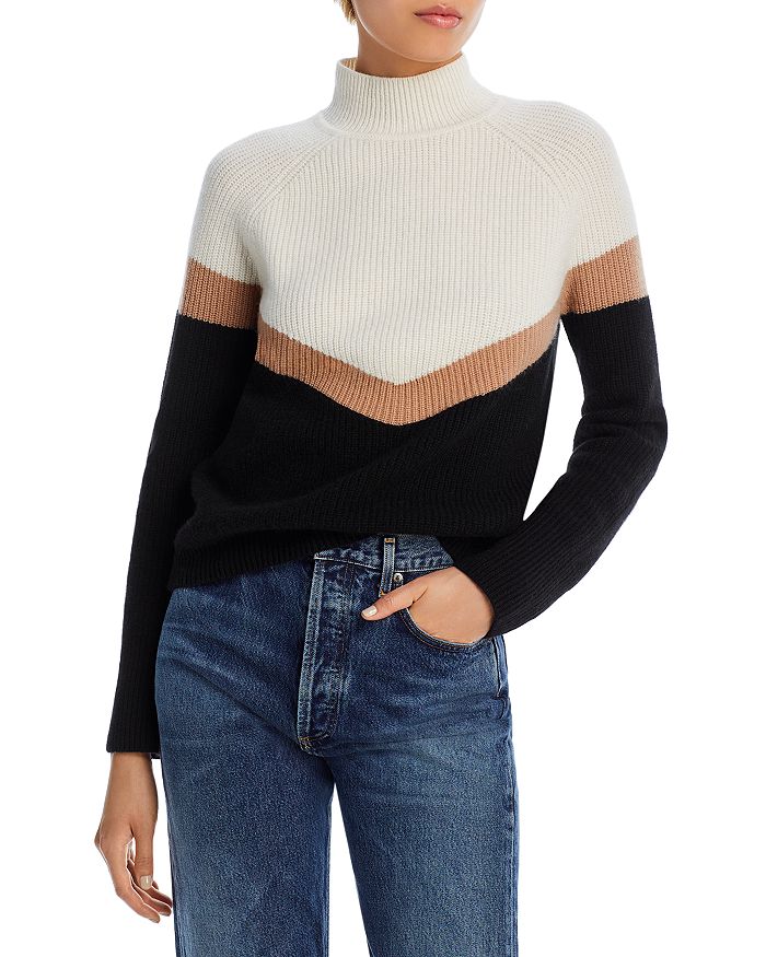 Colorblock chevron sweater new arrivals