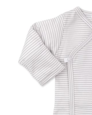 Unisex Cotton Striped Shirt and Footed Pants Set - Baby