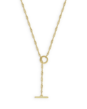 Bloomingdale's Singapore Link Lariat Toggle Necklace in 14K Yellow Gold, 18 - 100% Exclusive