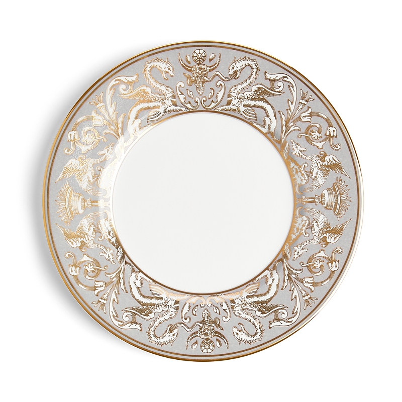 Wedgwood Renaissance Grey Plate In Multi