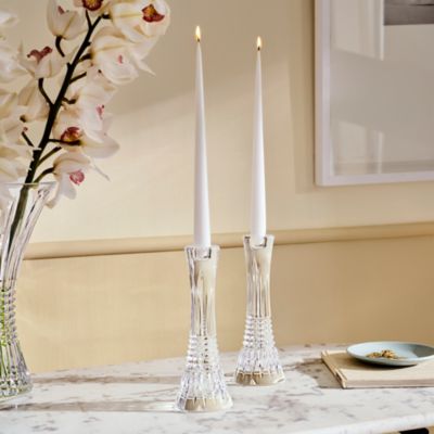 Lismore Diamond Essence 10" Candlesticks, Set of 2
