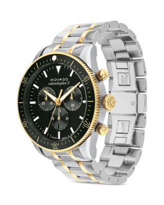 Calendoplan S Two Tone Stainless Steel Chronograph, 42mm