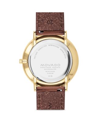 Silhouette Gold Tone Ion Plated Stainless Steel Watch, 40mm