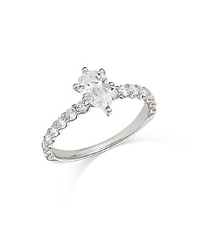 Bloomingdale's - Certified Diamond Pear Cut Engagement Ring in 14K White Gold, 1.25 ct. t.w. - 100% Exclusive 