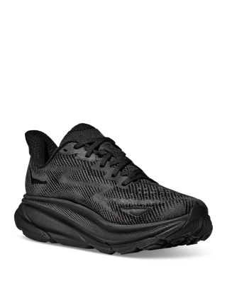 Men's Clifton 9 Running Sneakers in All Black