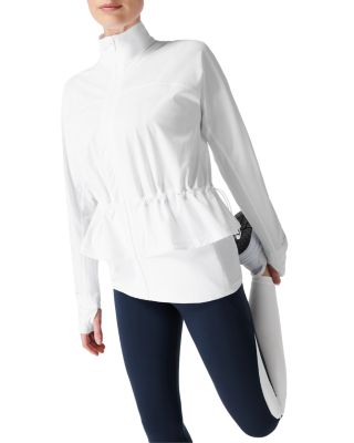 Fast Lane Peplum Running Jacket