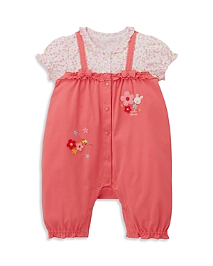 Miki House Girls' Flowers Jumpsuit Coverall - Baby In Pink