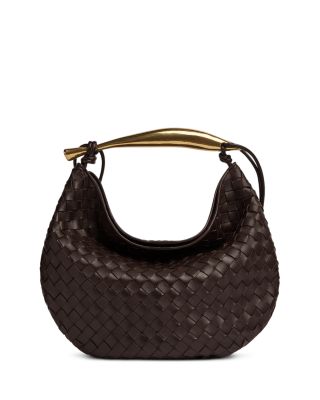 Medium Sardine Intrecciato Leather Shoulder Bag