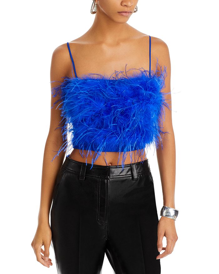 Lucy Paris Milly Feather Top | Bloomingdale's