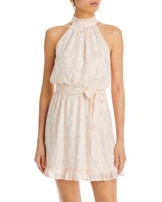 AQUA - Halter Mini Dress - 100% Exclusive
