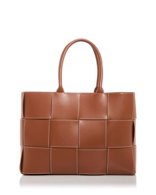 【Bottega Veneta】 Large Arco Padded Intreccio Tote Bag Bottega Veneta Large Arco Tote Bag Bottega Veneta