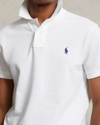 Custom Slim Fit Mesh Polo Shirt