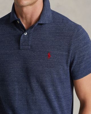 Custom Slim Fit Mesh Polo Shirt