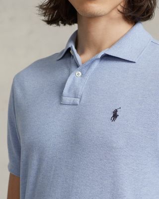 Custom Slim Fit Mesh Polo Shirt