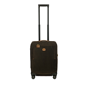 Bric's Life Compound 21 Carry On Spinner Suitcase In Olive