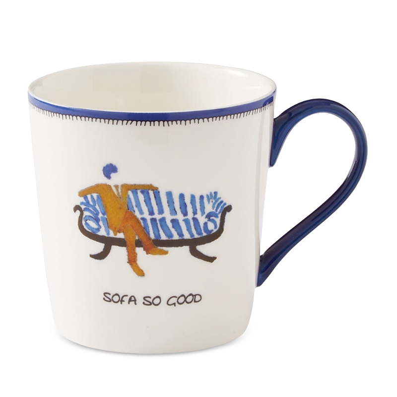 Kit Kemp by Spode Doodles Sofa So Good Mug