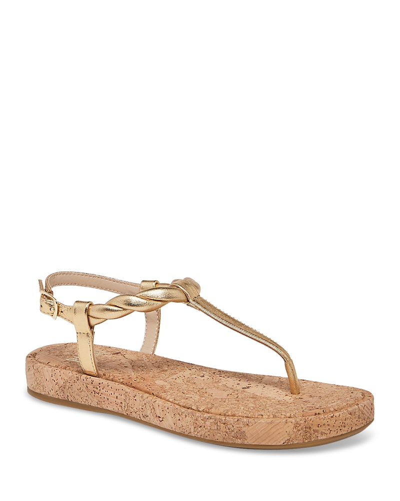 PAIGE WOMEN'S DAWN T STRAP SLINGBACK THONG SANDALS