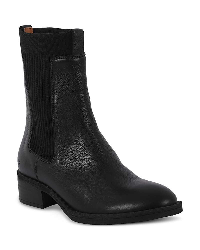 Gentle Souls By Kenneth Cole Bernadette Chelsea Boot In Black Leather