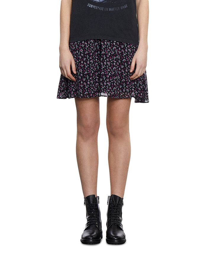THE KOOPLES silk skirt