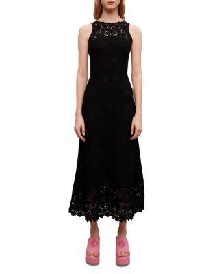 crochet midi dress black Monte Carlo Tie Dress main image 0