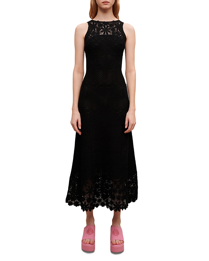 Maje Rebellina Crochet Midi Dress | Smart Closet Maje Rebellina Crochet Midi Dress | Smart Closet