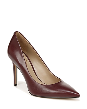 Sam Edelman Hazel Pointed Toe Pump In French Burgundy