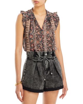 AQUA - Floral Top - 100% Exclusive