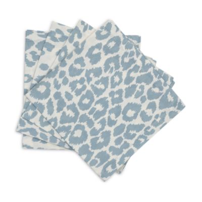 Iconic Leopard Napkins, Set of 4