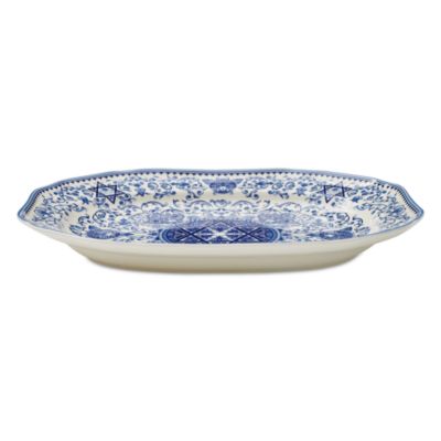Judaica Oval Platter