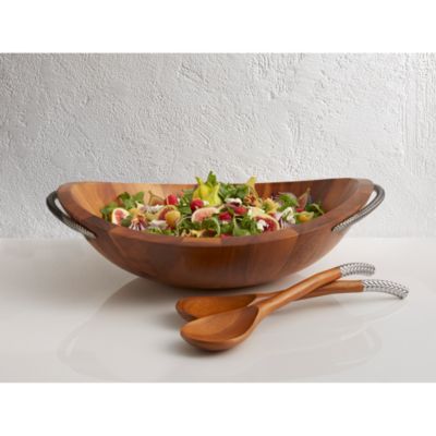 Namb&amp;eacute; Braid Collection Salad Bowl &amp; Servers
