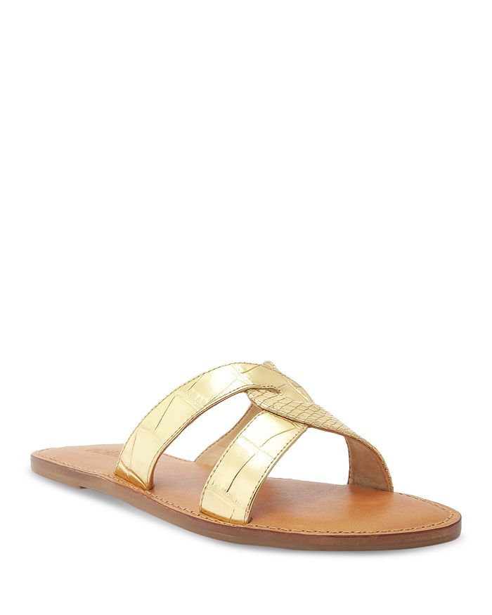 SCHUTZ Women s Rita Slip On Woven Slide Sandals Bloomingdale s