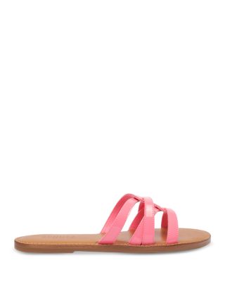 Women&#39;s Lyta Patent Strappy Slide Sandals
