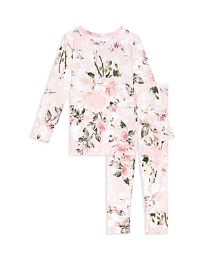Posh Peanut Girls' Long Sleeve Basic Pajama Set - Baby, Little Kid In Light/pastel Pink