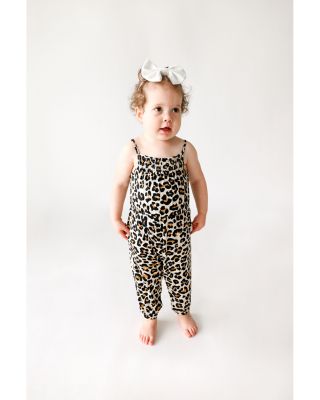 Girls' Smocked Spaghetti Strap Jumpsuit - Baby