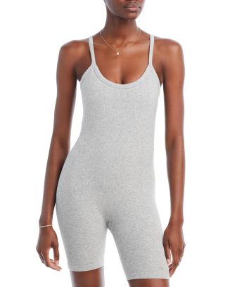 Alo Yoga Seamless Ribbed Mellow Romper | Bloomingdale's