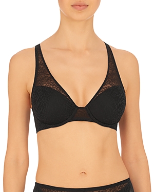 Shop Natori Pretty Smooth Full Fit Smoothing Contour Underwire Bra In Black