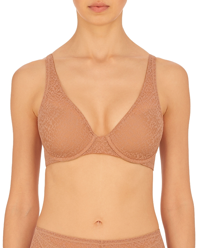Natori Pretty Smooth Underwire Contour Bra In Buff