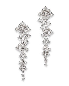 Bloomingdale's - Diamond Scatter Cluster Drop Earrings in 14K White Gold, 2.0 ct. t.w.