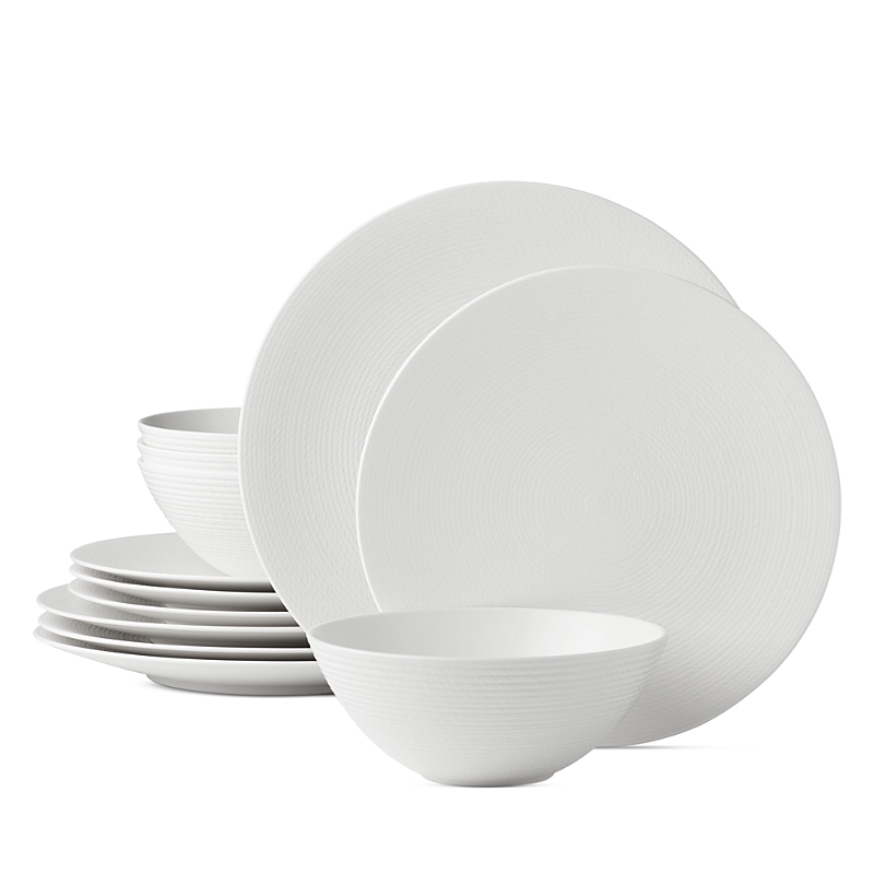 Lenox Lx Collective 12 Piece Set In White