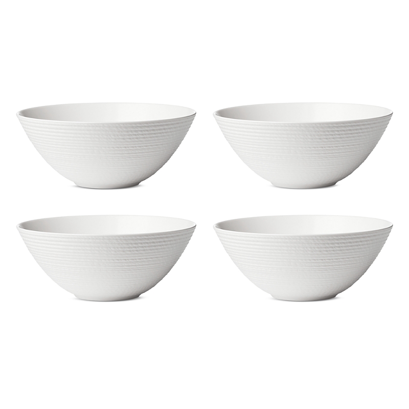 Lenox Lx Collective Set Of 4 White All-purpose Bowls In White