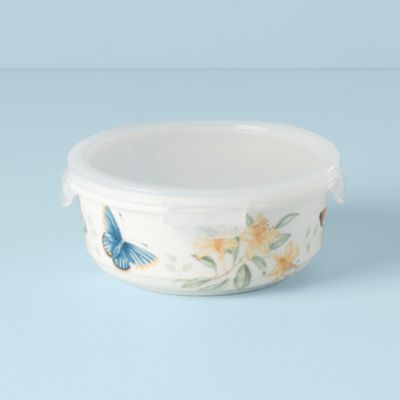 Butterfly Meadow Large Round Food Storage Container