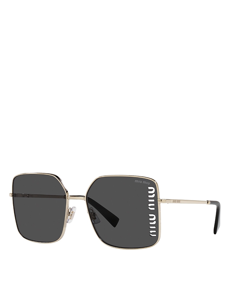 Miu Miu Square Sunglasses, 60mm